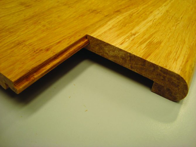Bamboo Stair Nosing Click