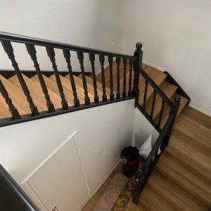 Rigid Plank Blackbutt stairs