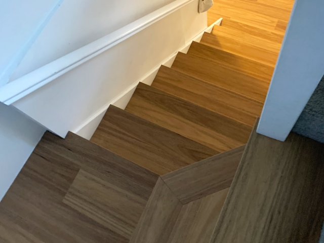 Rigid Plank Coastal Blackbutt Stair Nosing