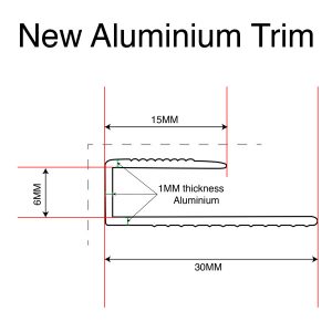 6mm Aluminium Trim
