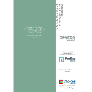 Genero Coastal Installation cover